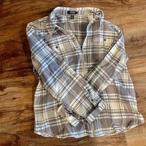 Flannel zip up